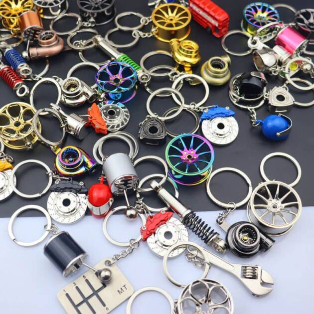 Random Unique Key Chains 1pc