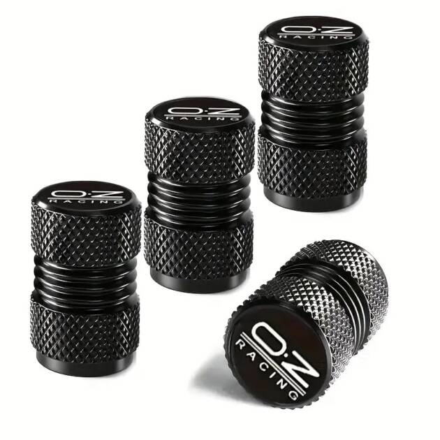 O.Z Racing Tire Valve Caps 4pcs Black